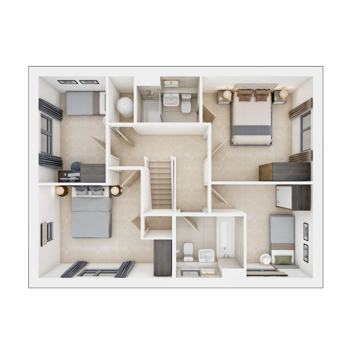 First floor layout of The Plumdale