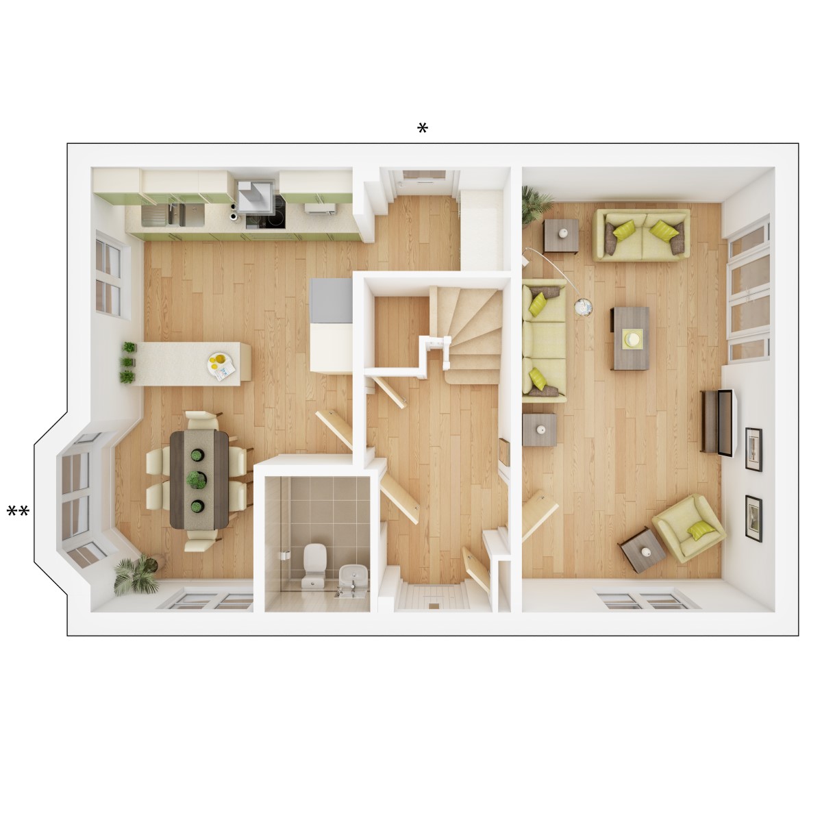 Trusdale Ground floor plan