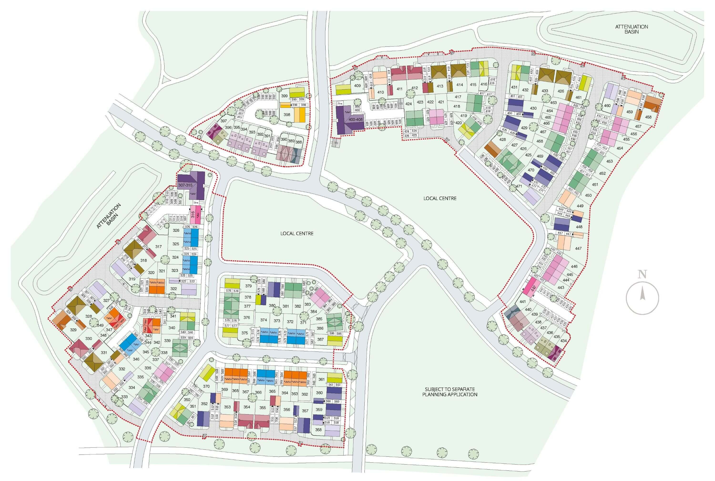 Pear Tree Place development layout
