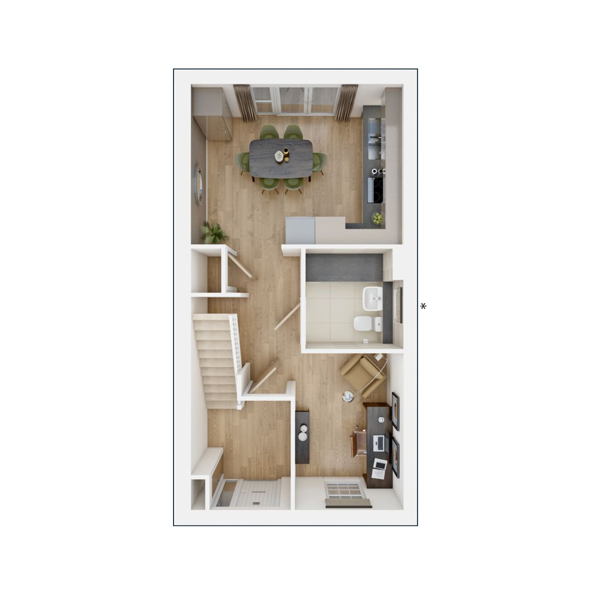 Altbury ground floor floorplan