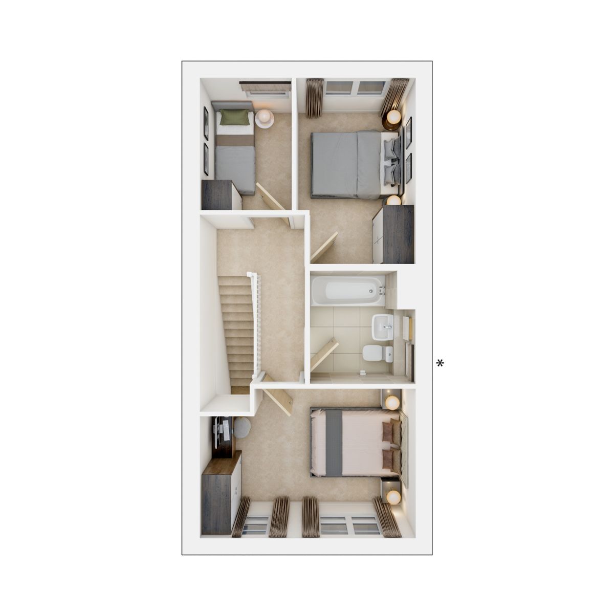 Ambleford first floor floorplan