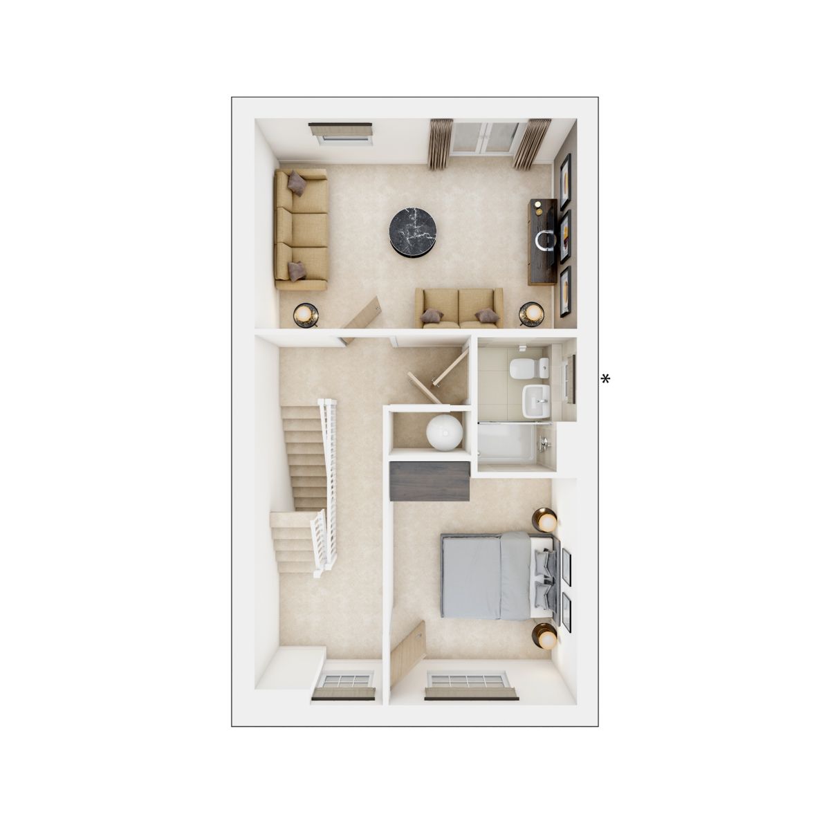 Brilbury first floor floorplan
