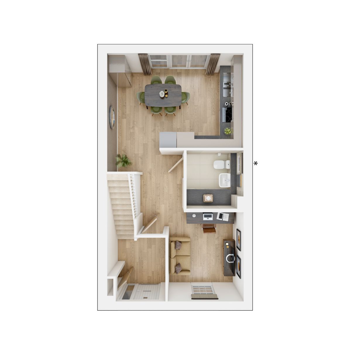 Brilbury ground floor floorplan