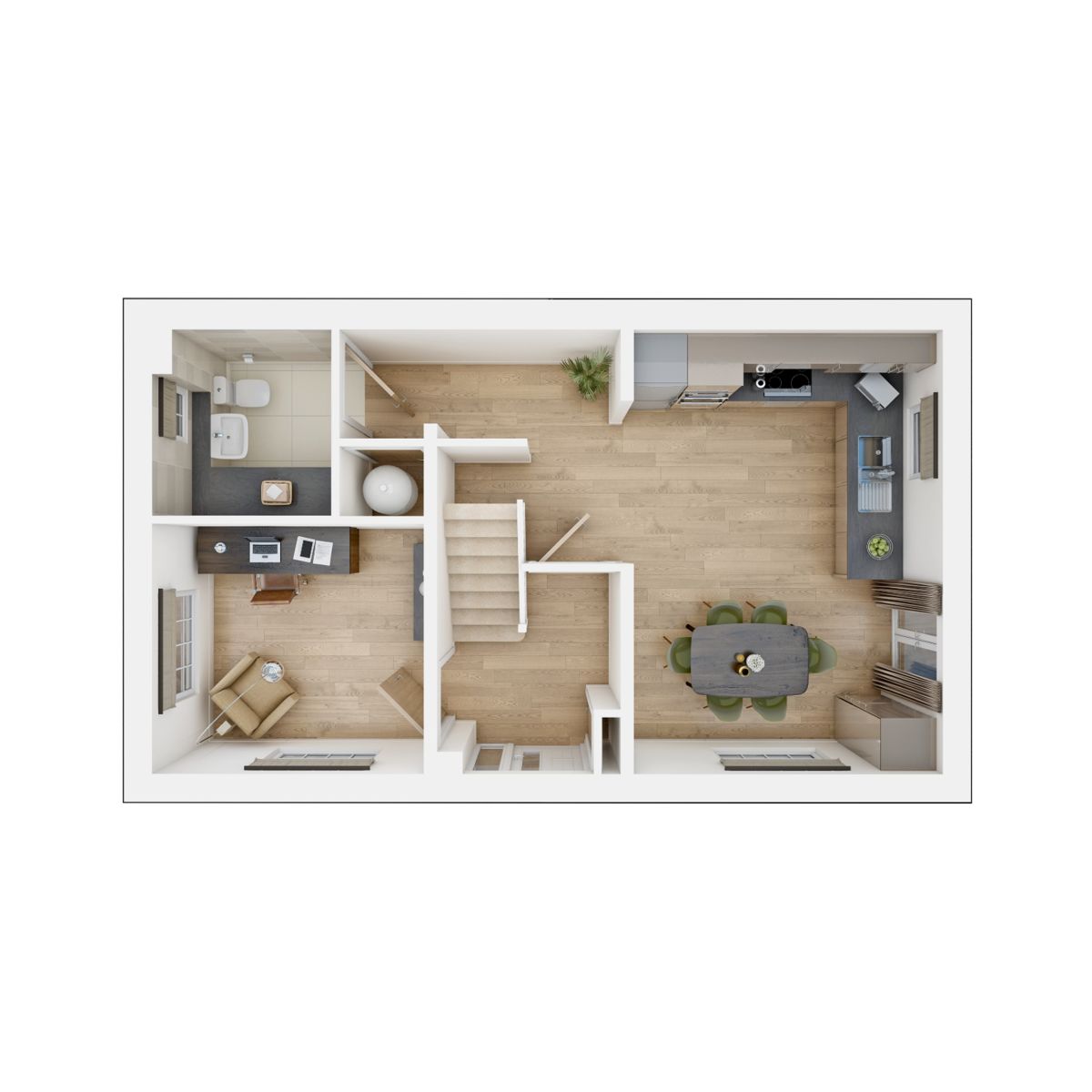 Threldale ground floor floorplan