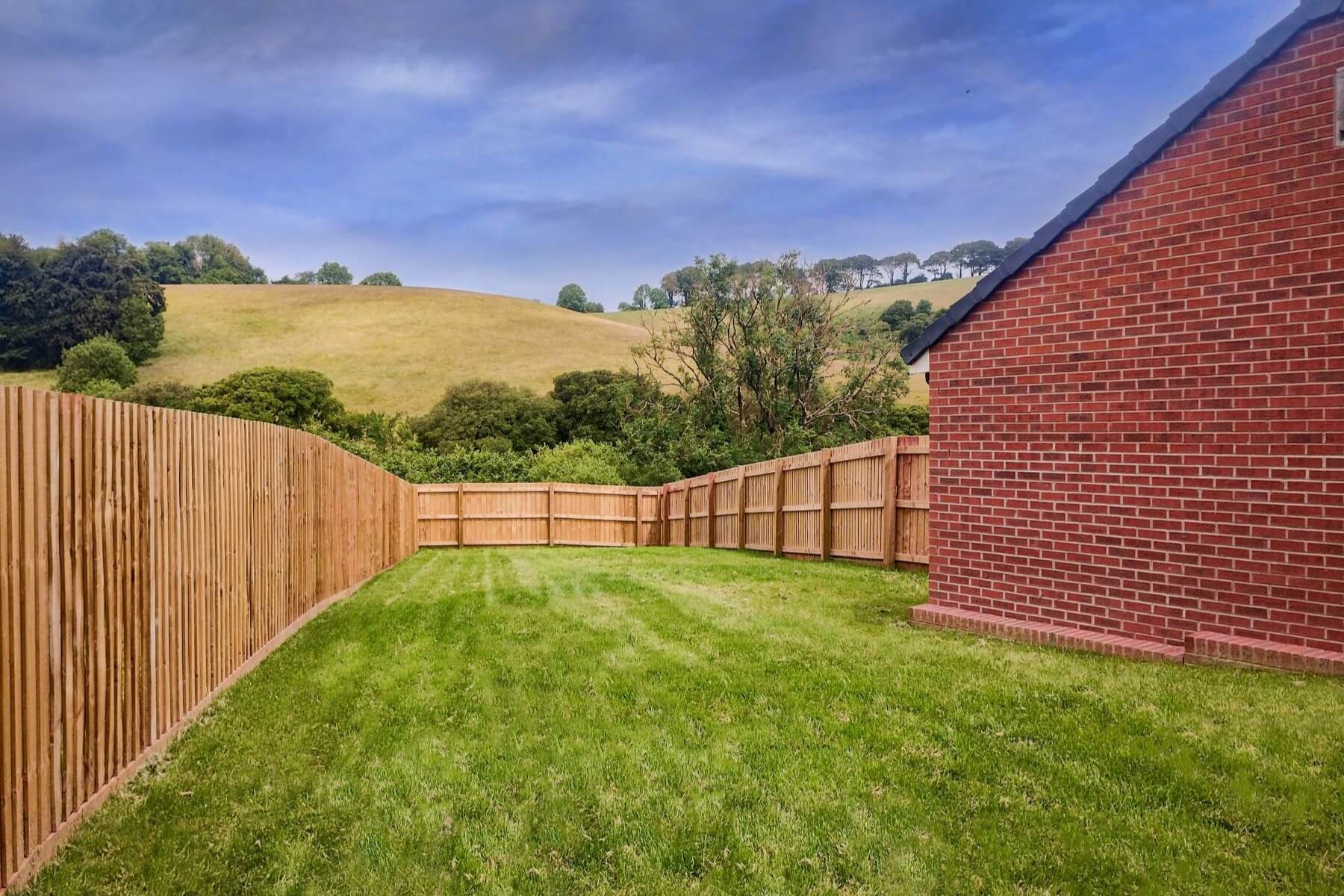 Plot 69 rear garden