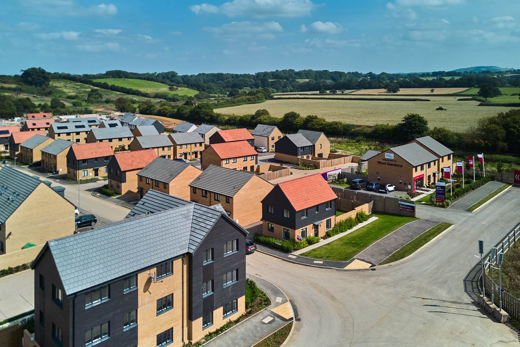 Wool Gardens street scene