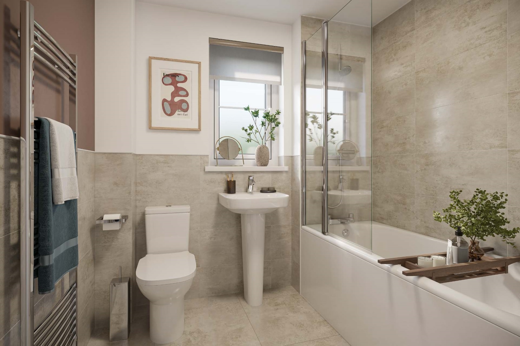 Contemporary bathroom