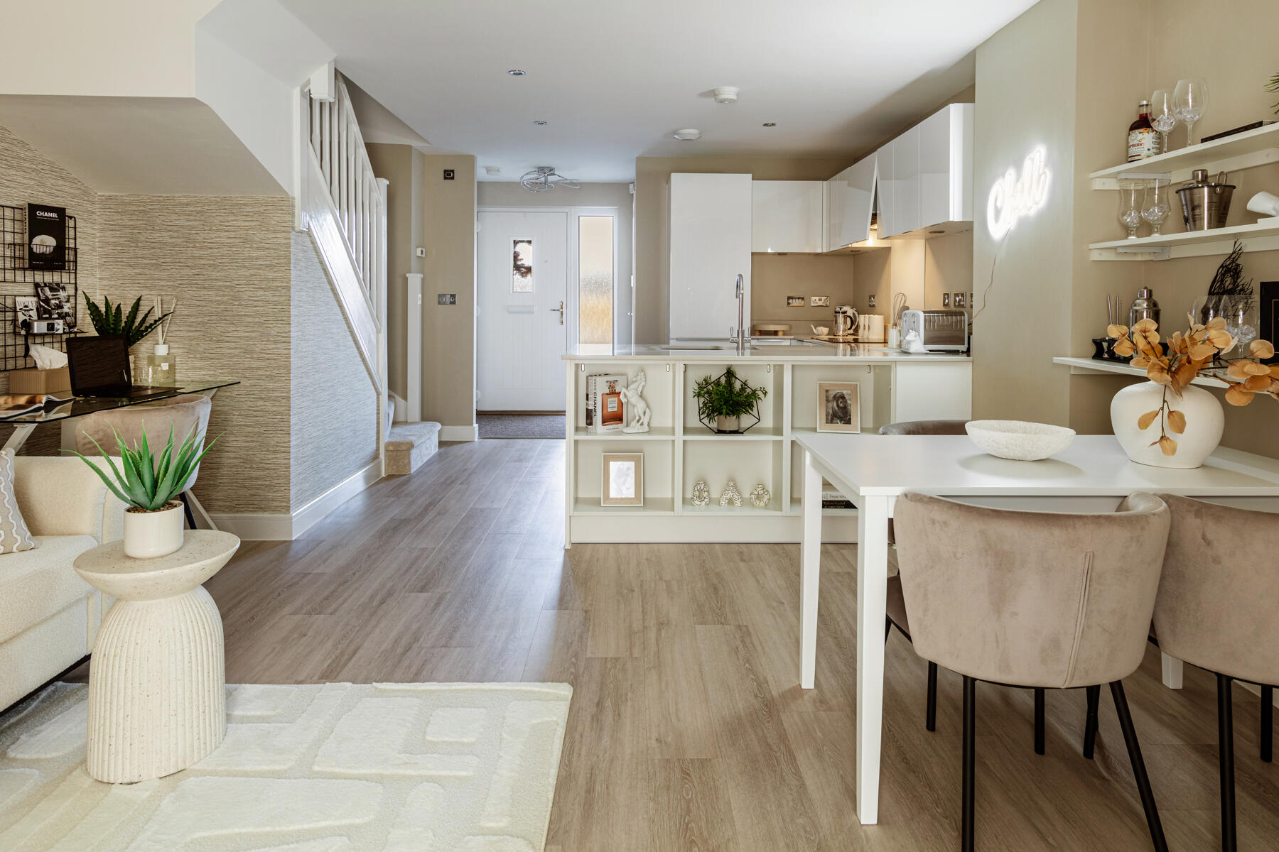 Sociable entertaining space