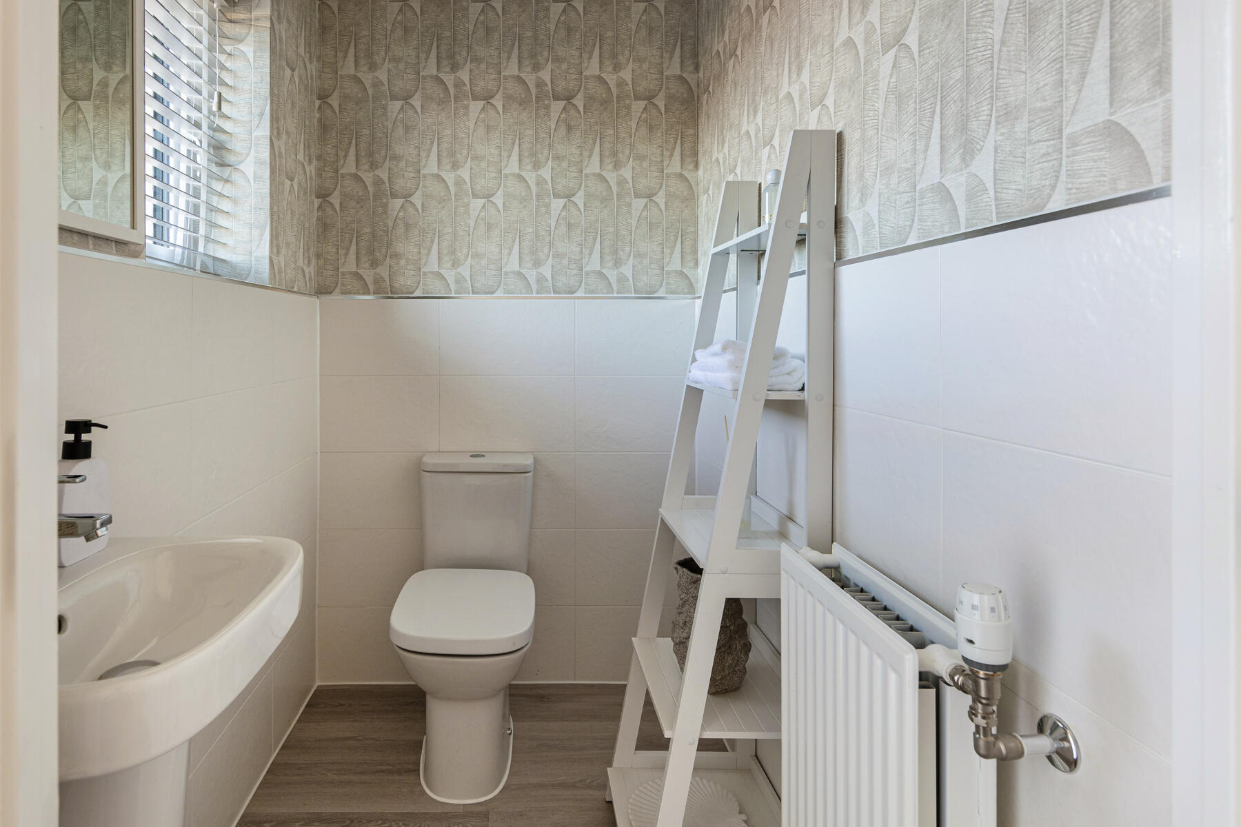 Convenient ground floor Cloakroom