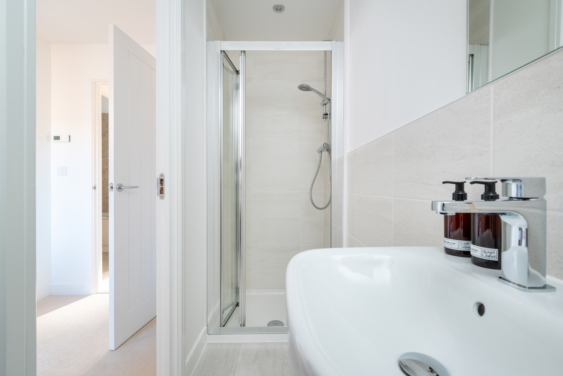 Ensuite shower room to bedroom 1