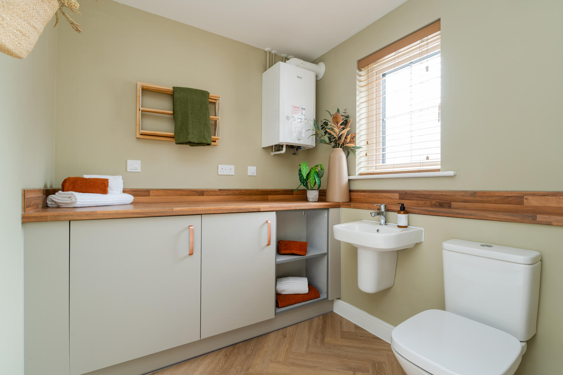 Practical utility room