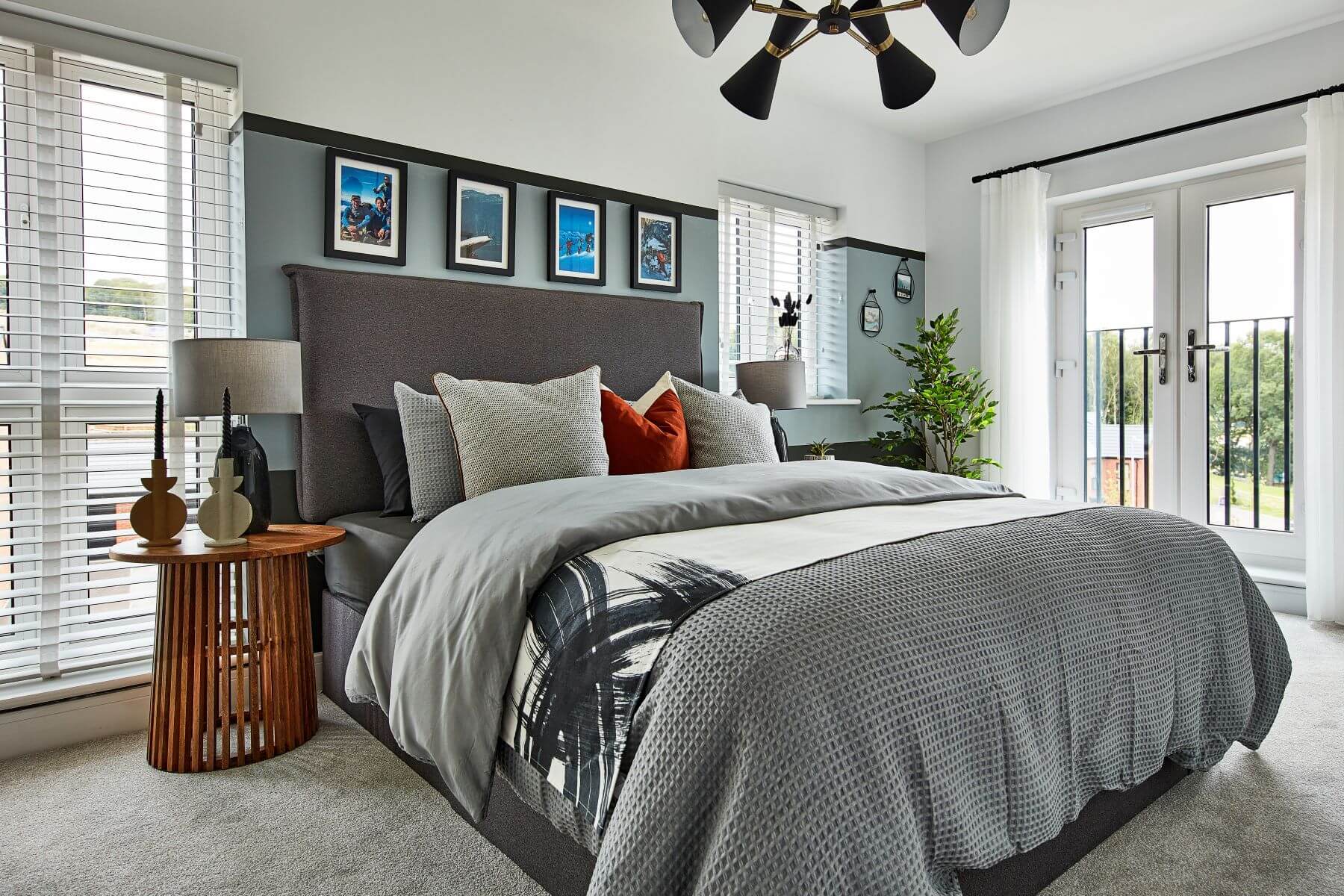 Each bedroom includes a Juliette Balcony