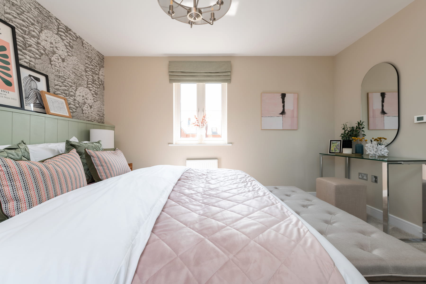 Bedroom 1 enjoys the privacy of a en suite