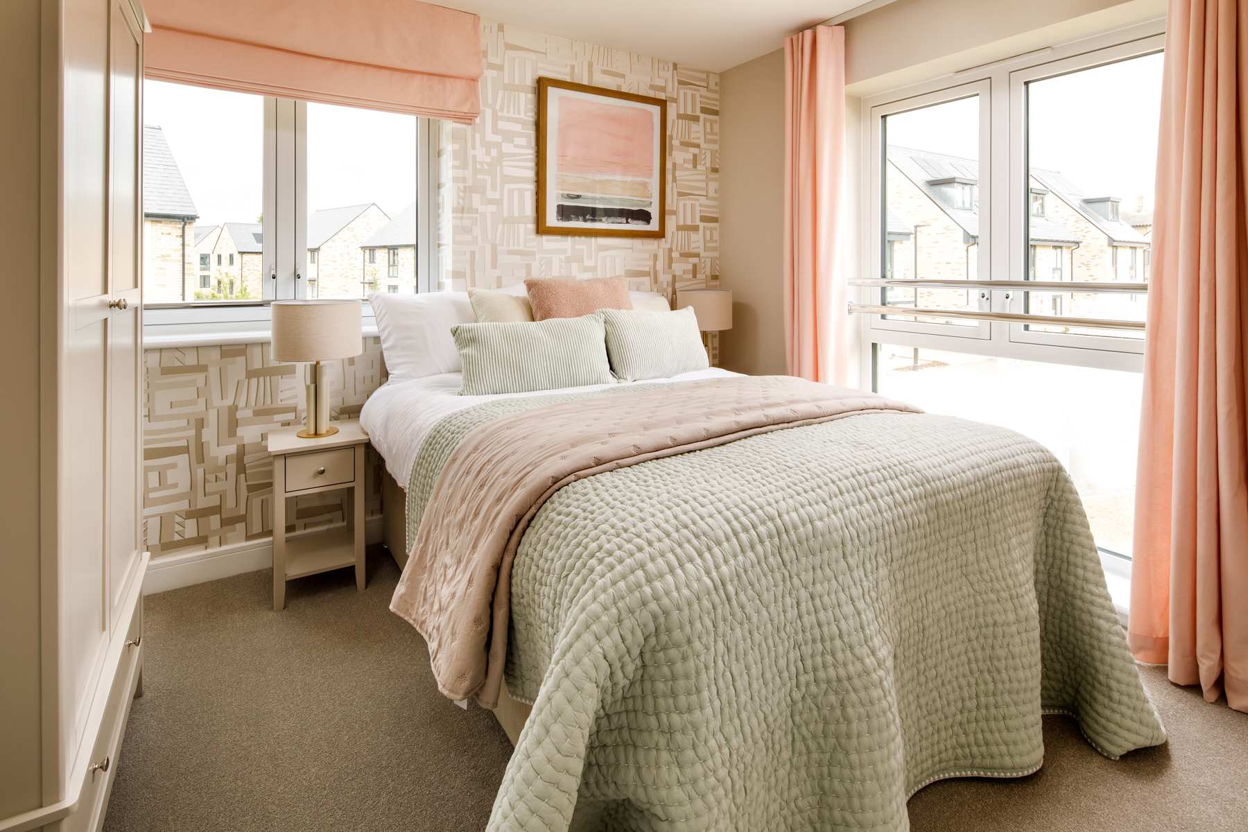 Light filled bedrooms