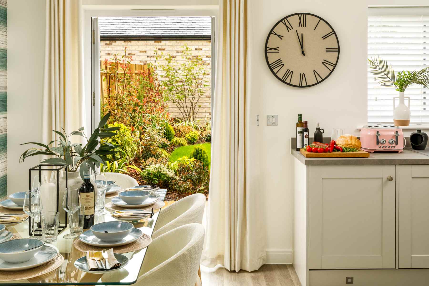 Enjoy french doors out to the garden