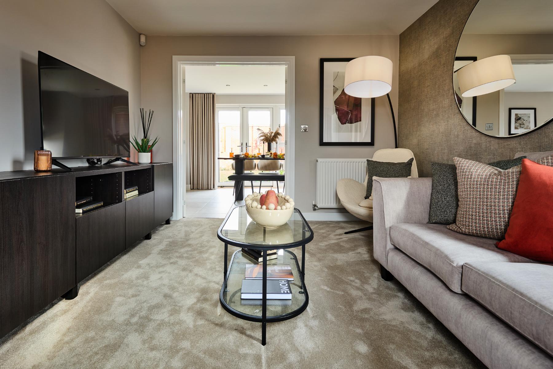 Lounge leading to the dining room