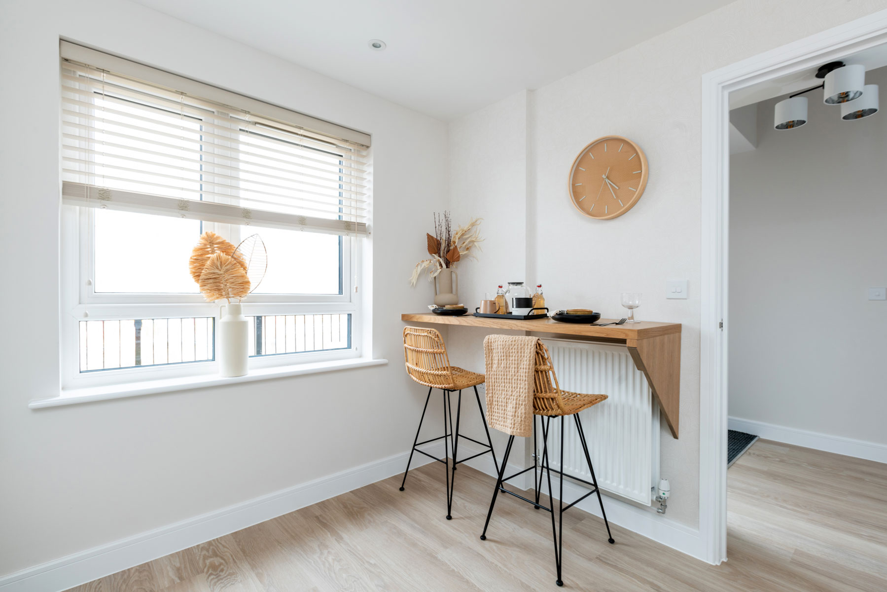 Why not incorporate a breakfast bar?