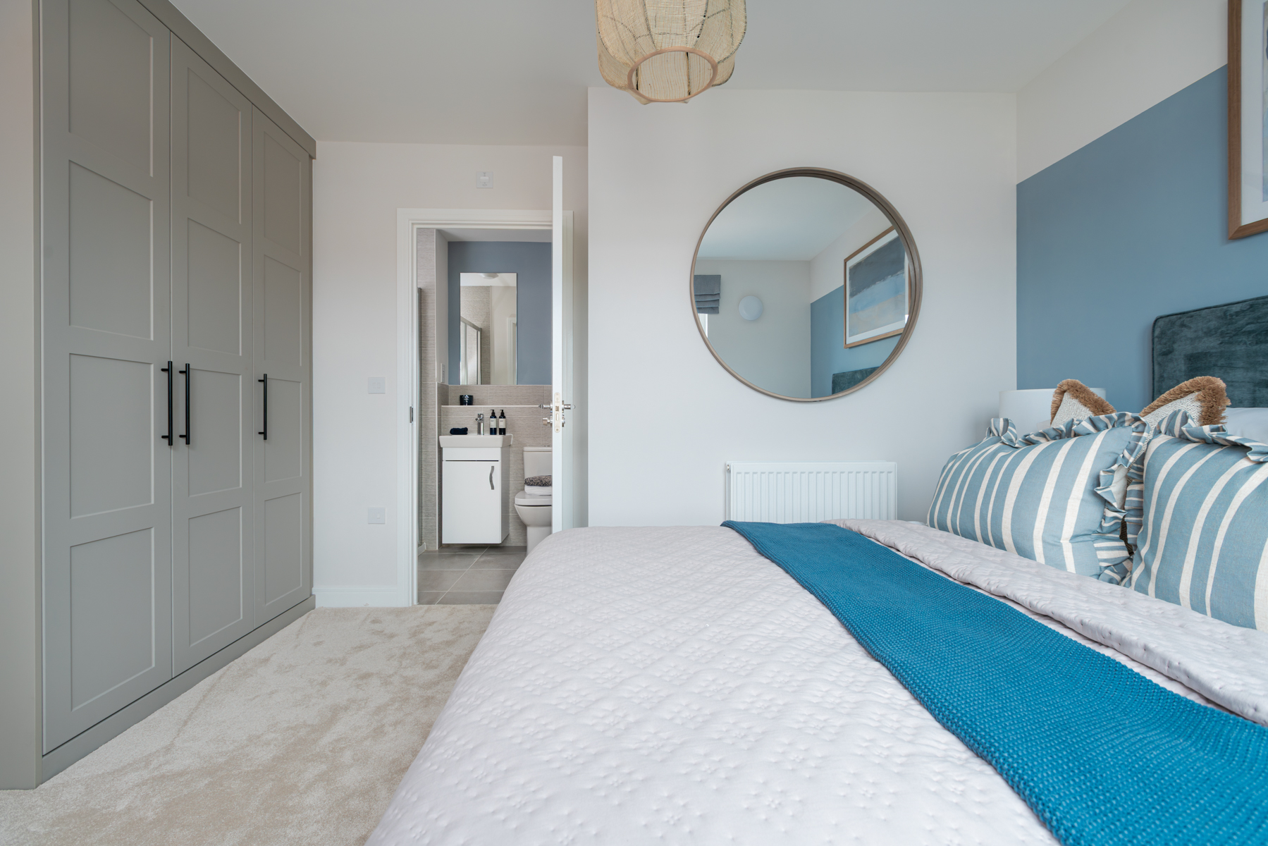 Bedroom two also features an en-suite