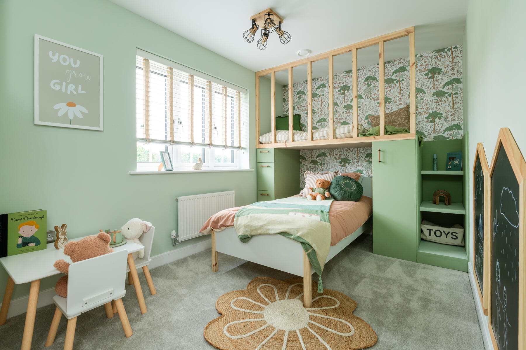 Have fun decorating the children's room