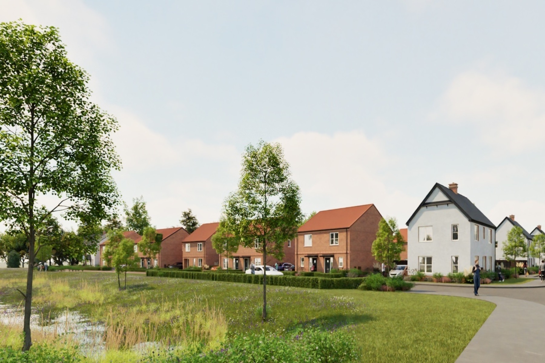 Landscaping at Chilton Woods