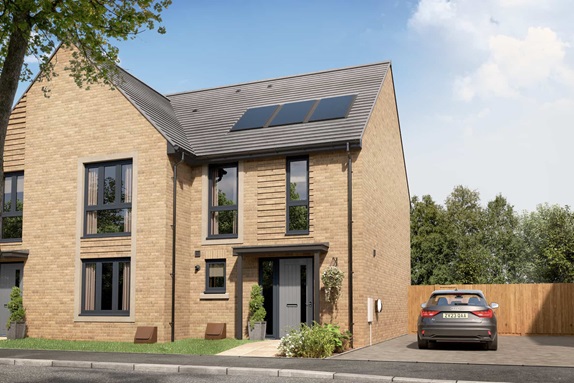 2 bedroom semi-detached