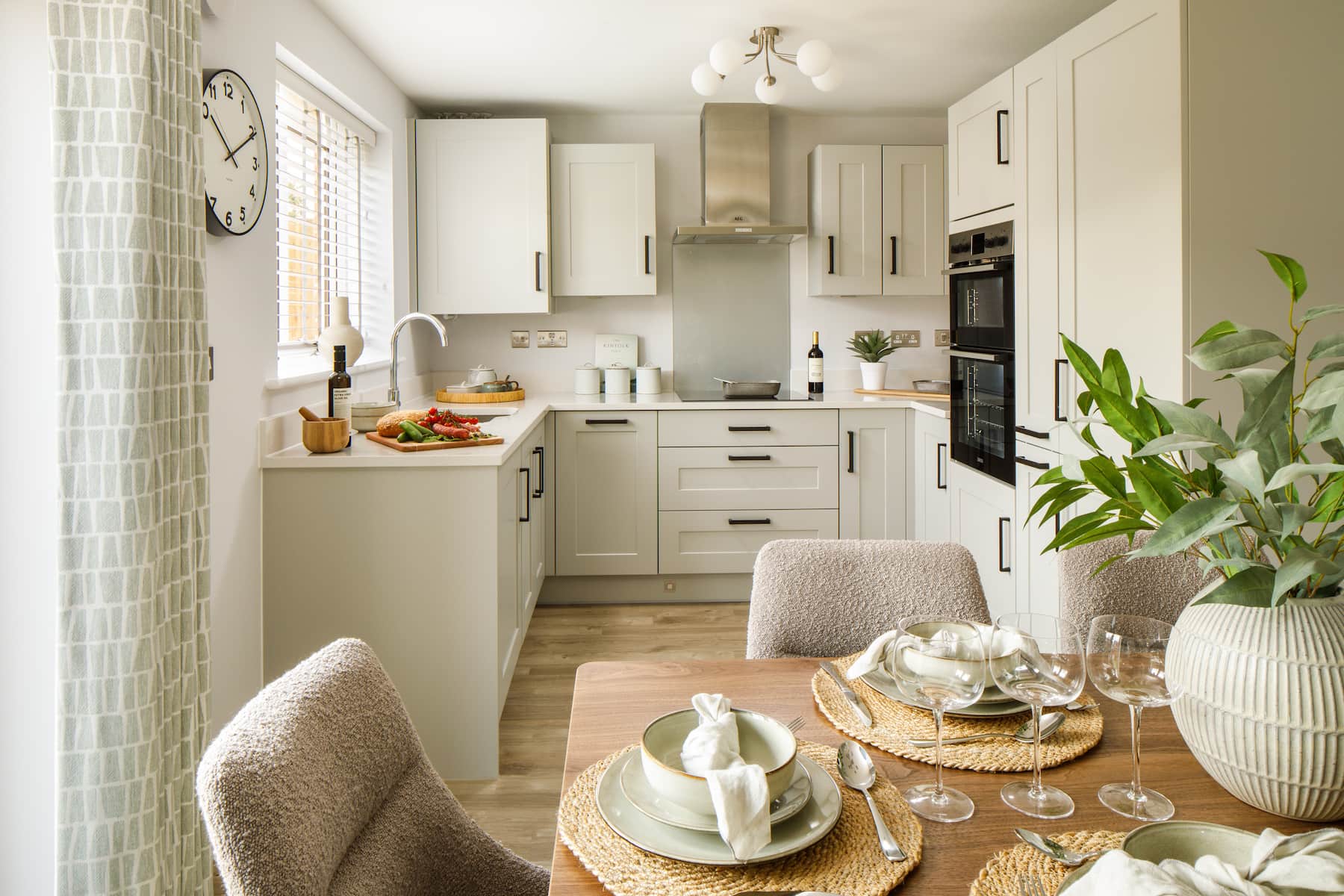 The open plan layout is perfect for hosting friends