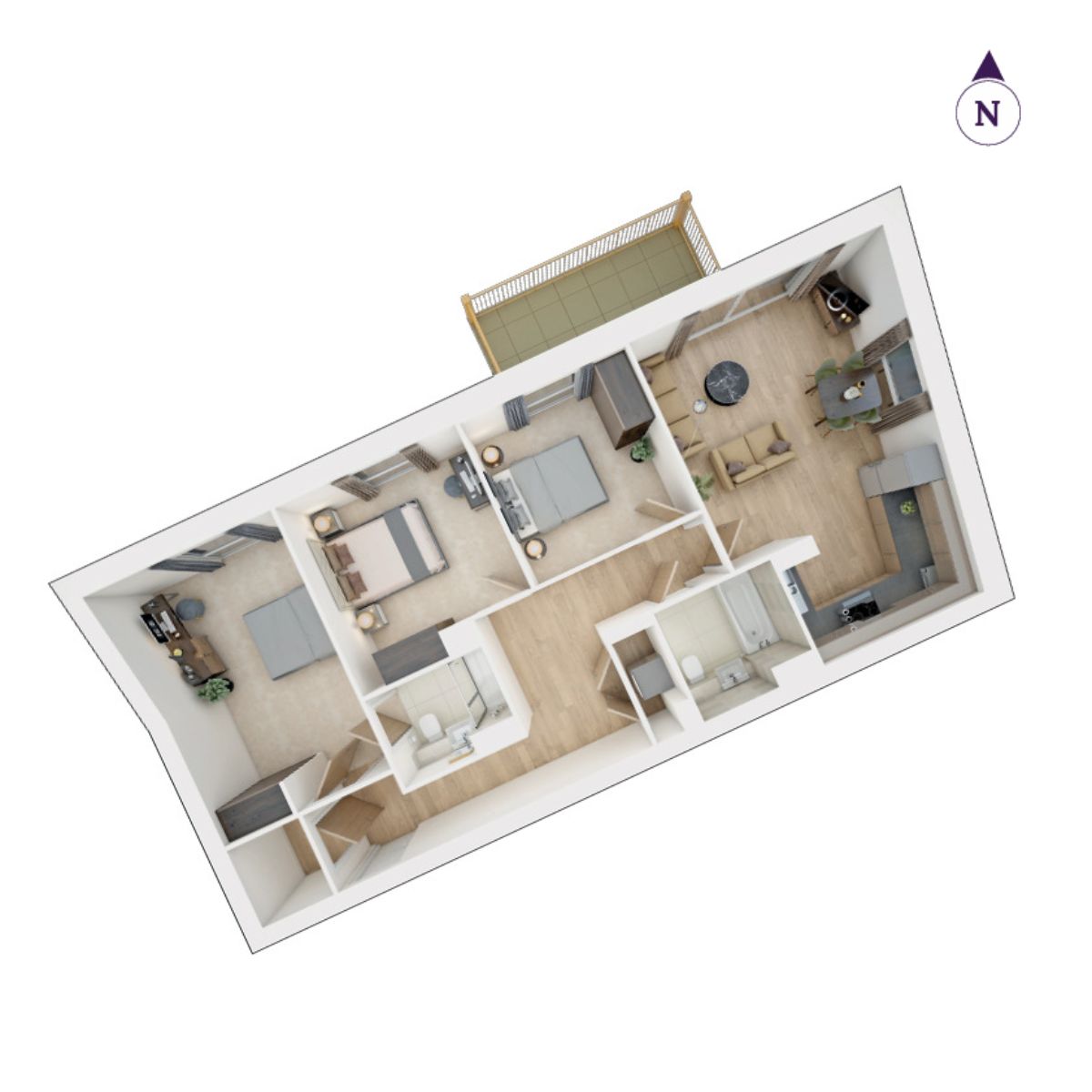 Copper Yard Block C Floorplan  Plots 104 and 120