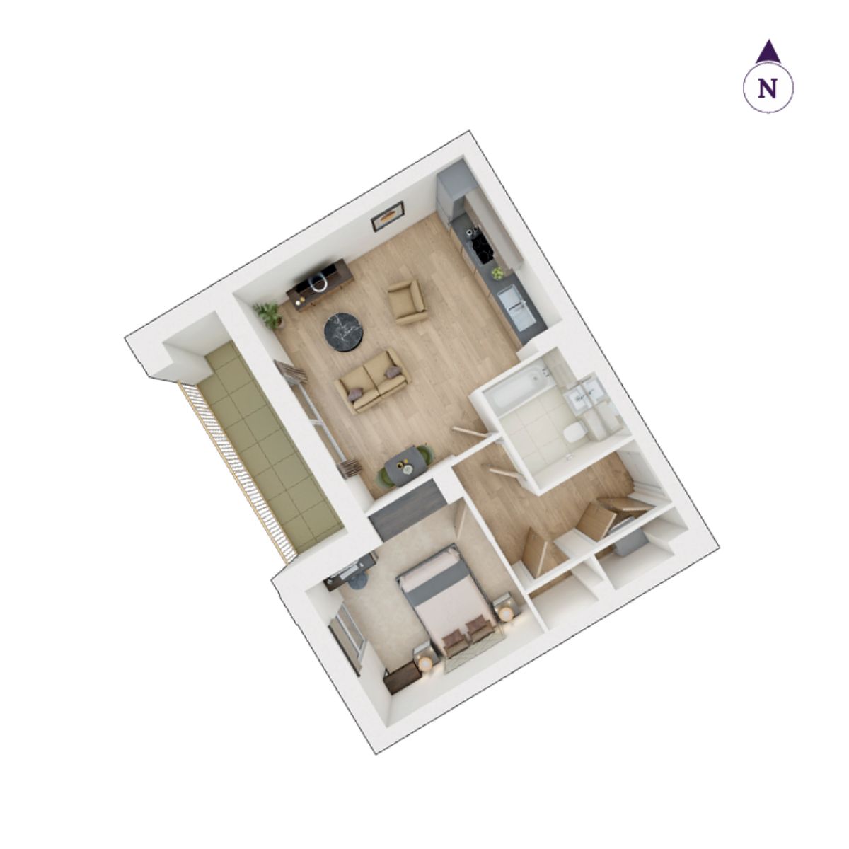 Copper Yard Block C Floorplan  Plots 108, 116, 124 & 132