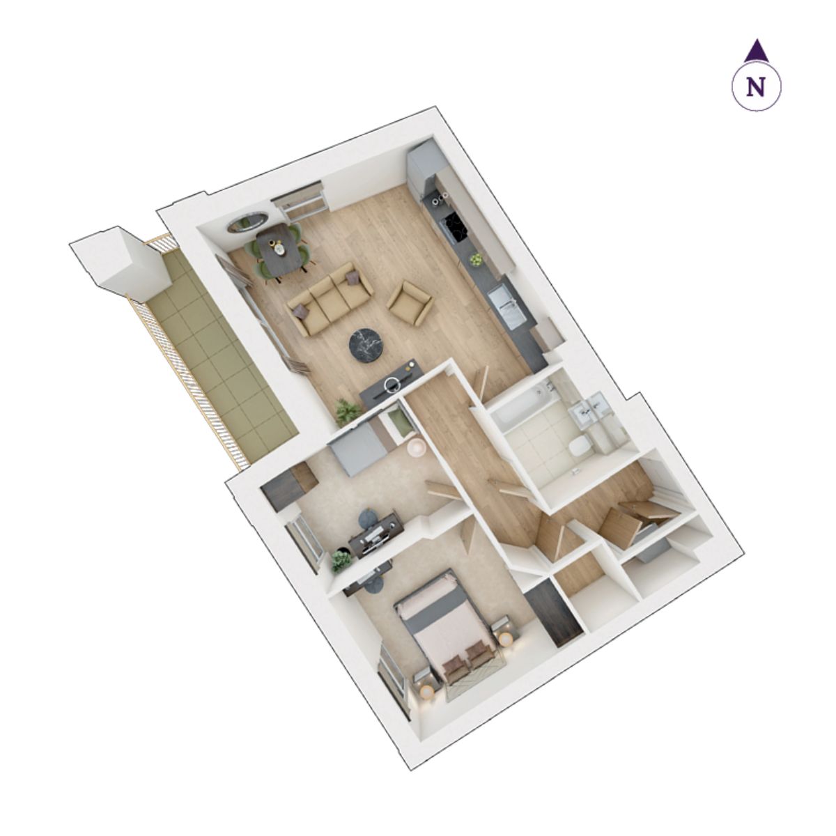 Copper Yard Block C Floorplan  Plots 109, 117, 125 & 133