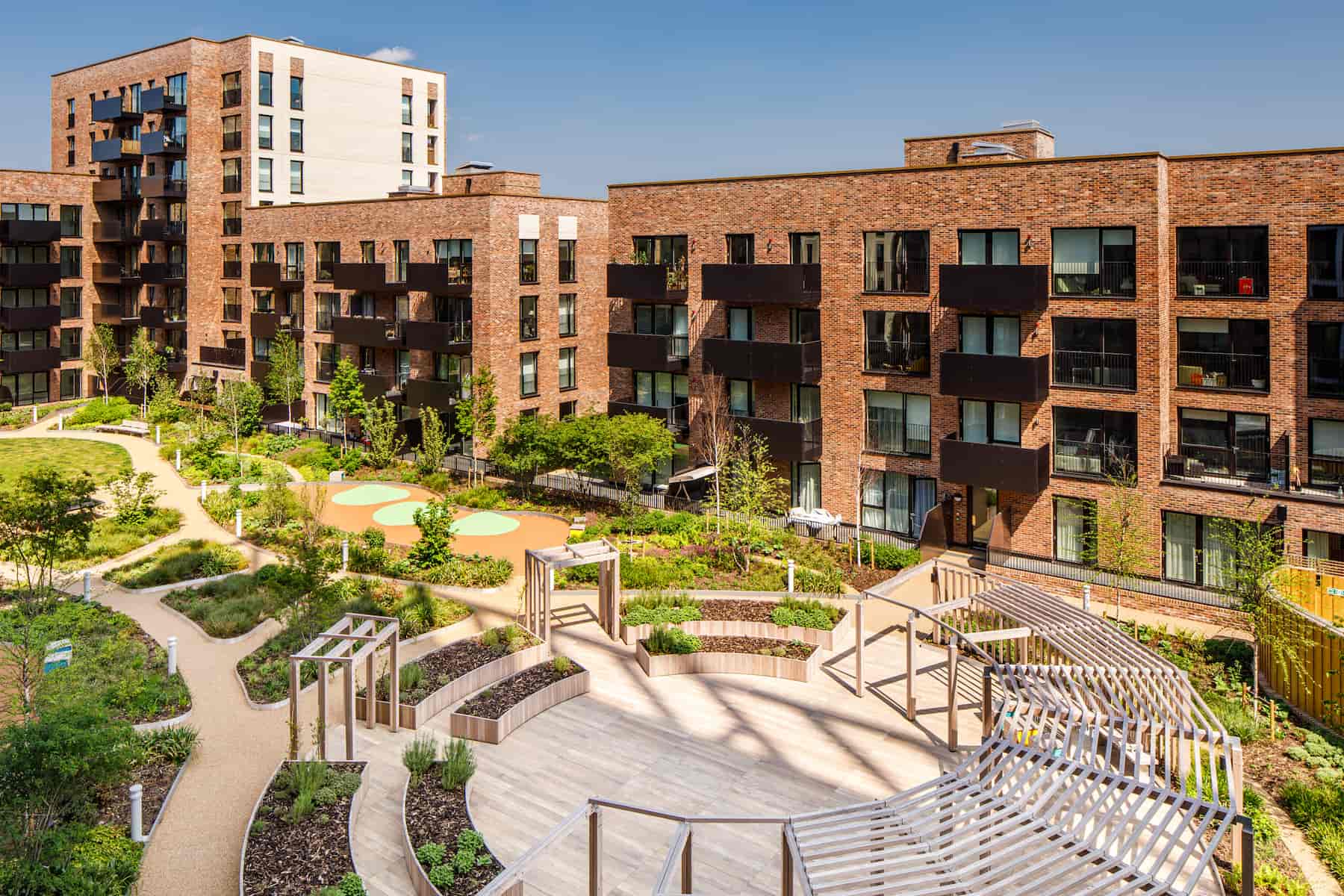 Take some time out in nature and enjoy the podium gardens 