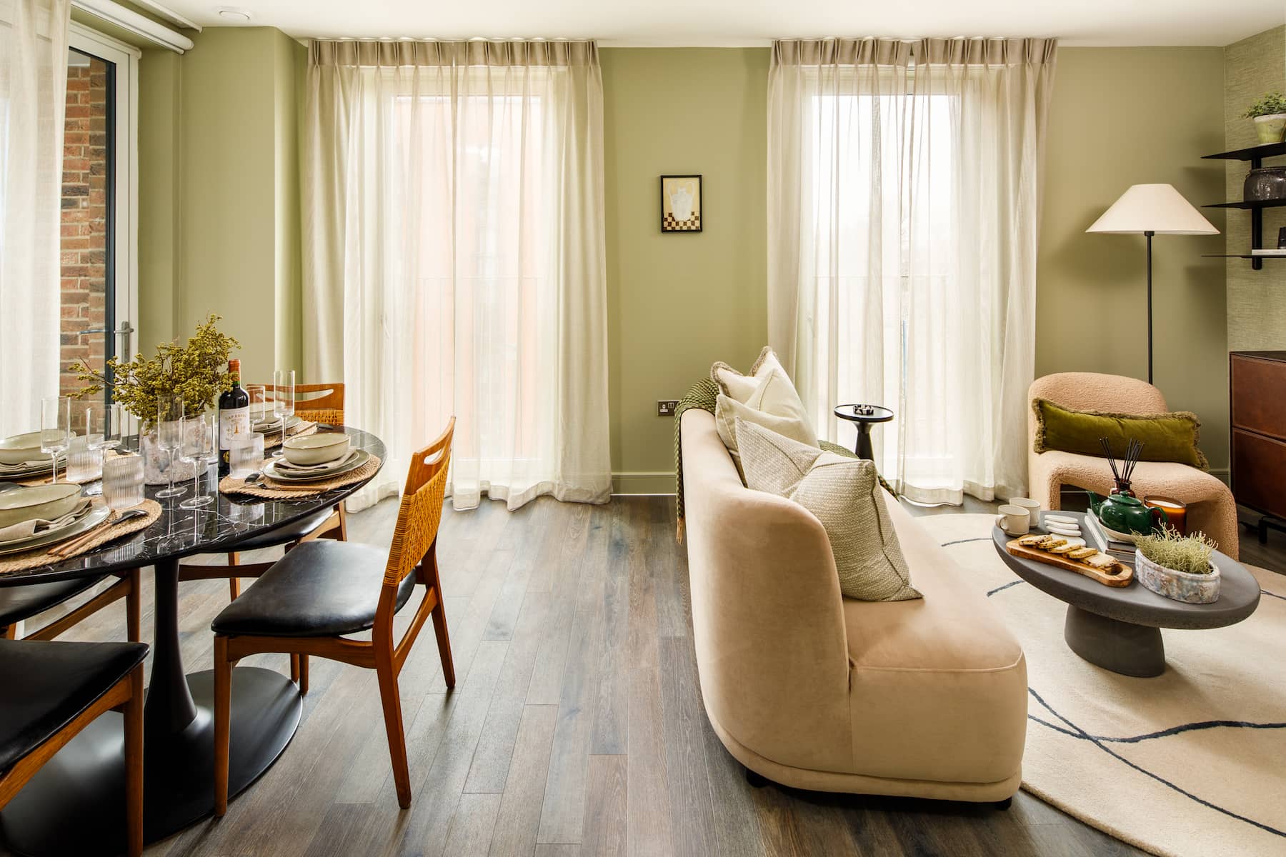 Host friends for dinner or curl up with a good book