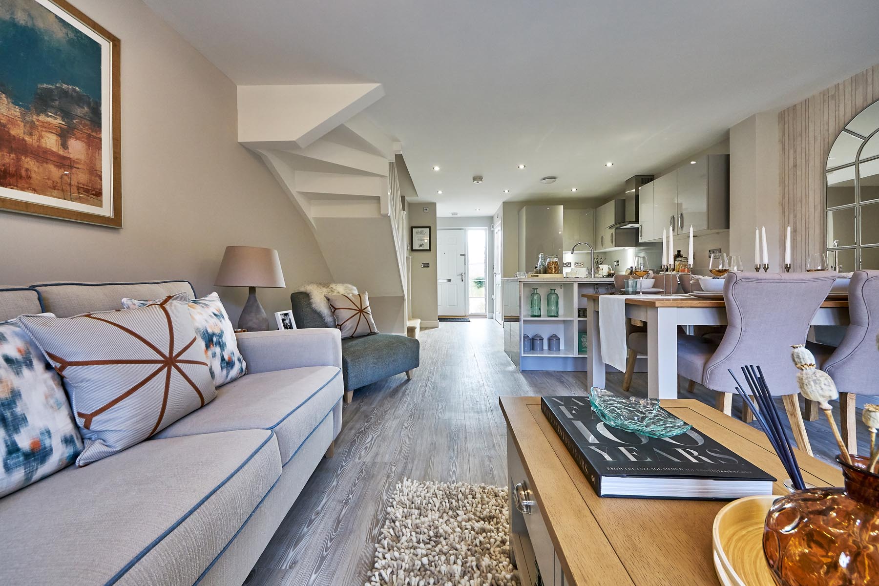 Spacious open plan living