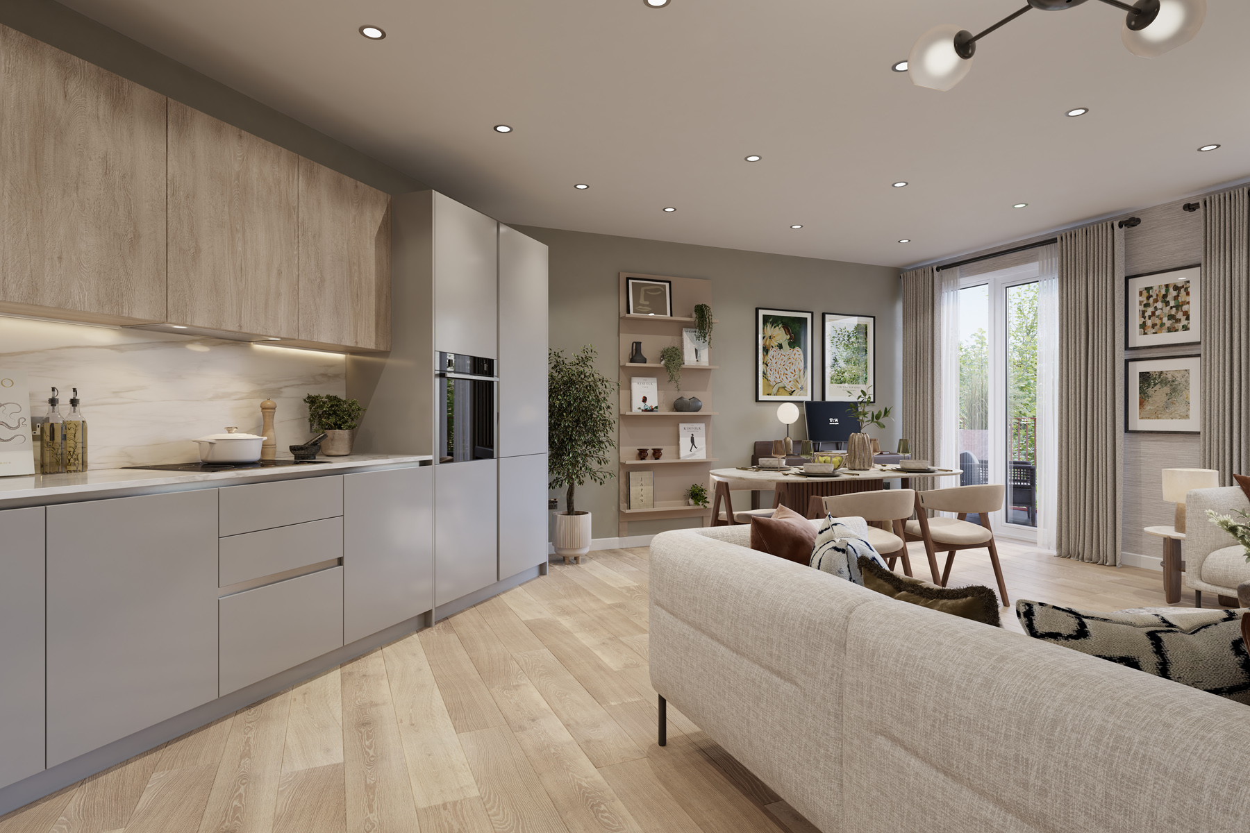 Open plan living, making it perfect to host friends and family