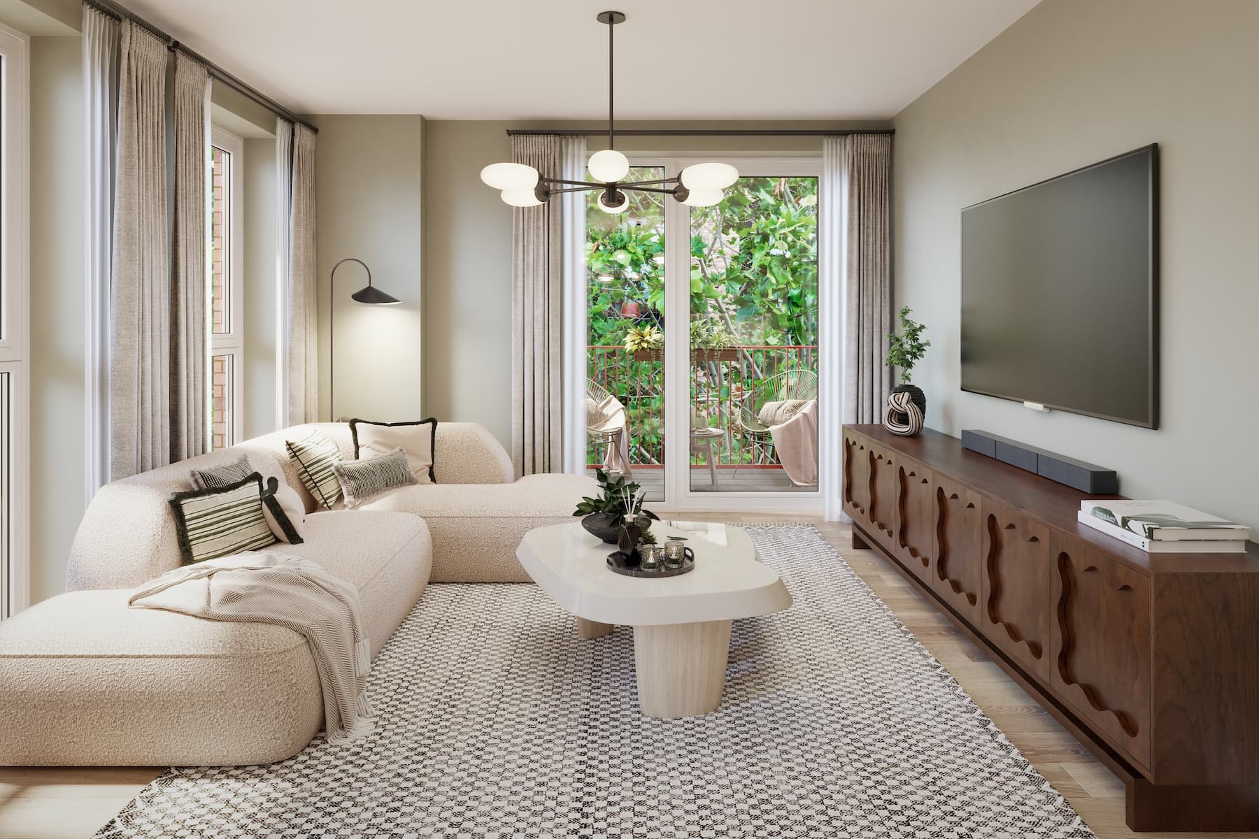 Light filled living spaces