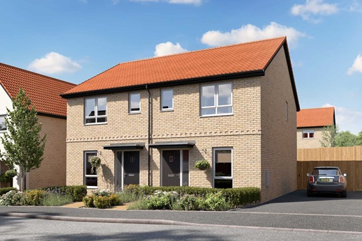 2 bedroom semi-detached