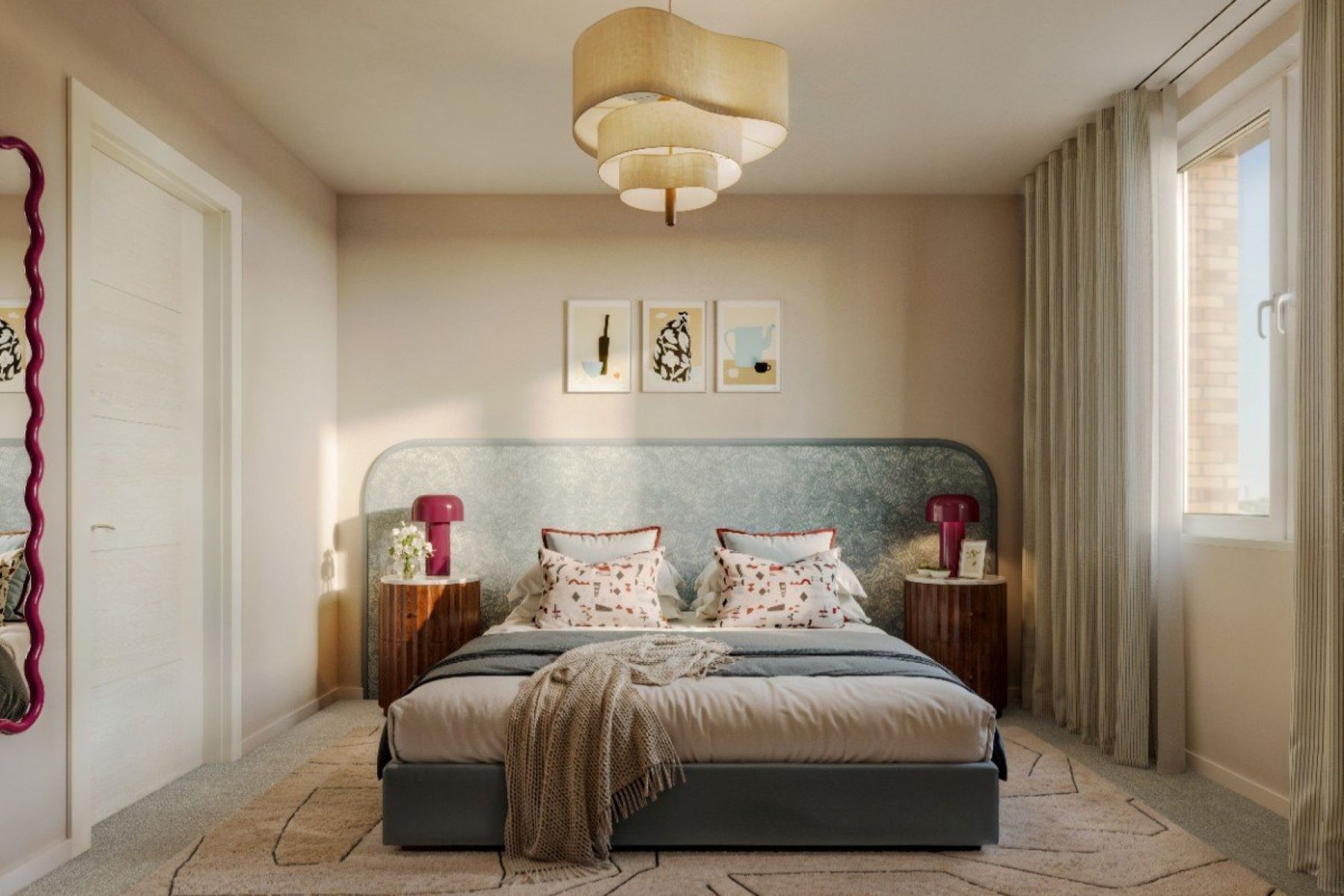 Beautiful bedroom to retreat to