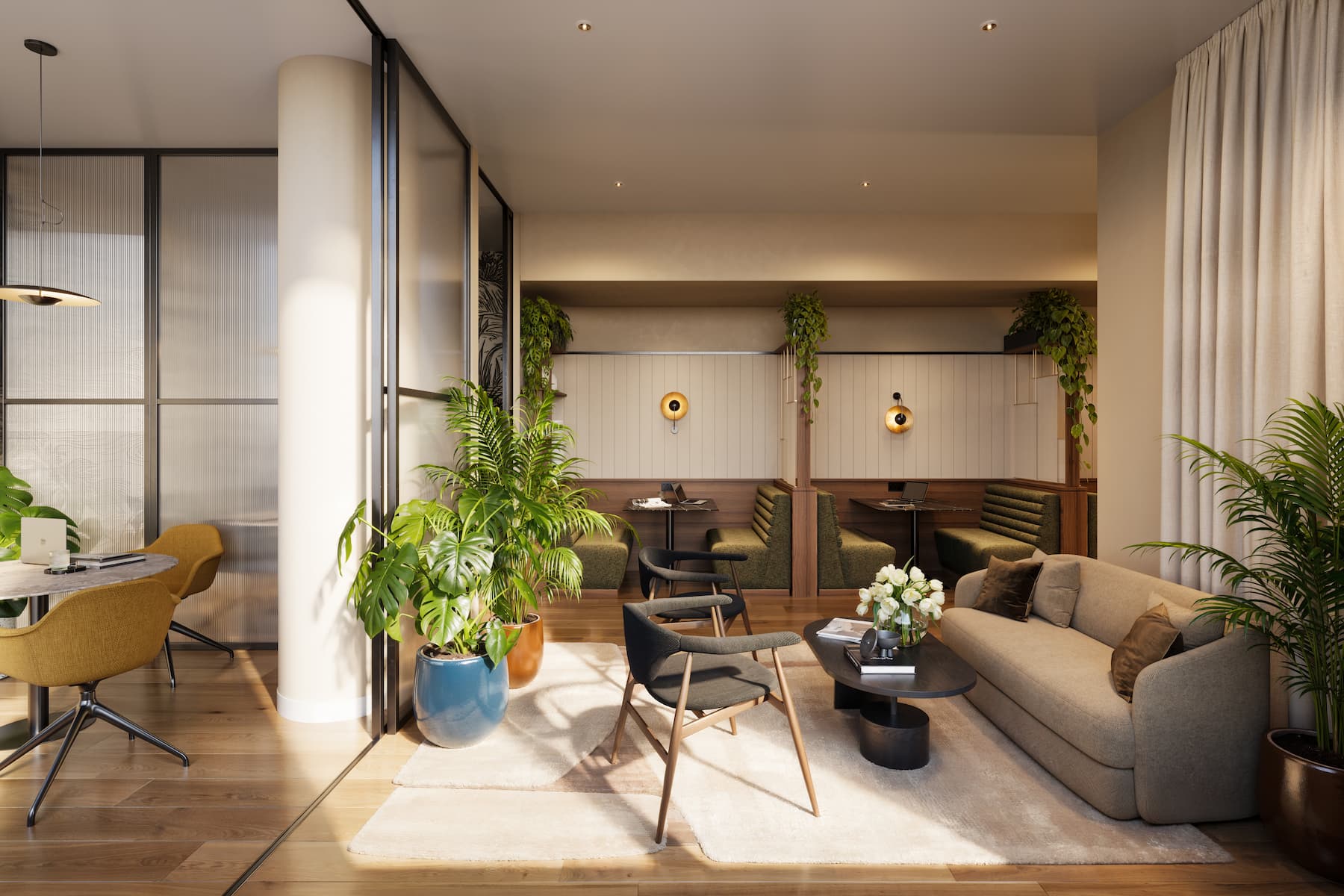 Work from home with a members club vibe