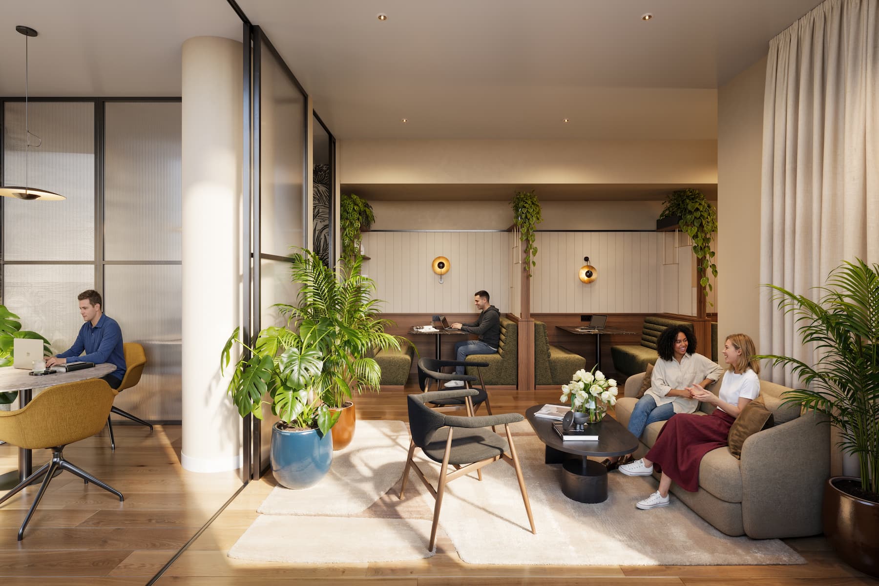 Co-working lounge