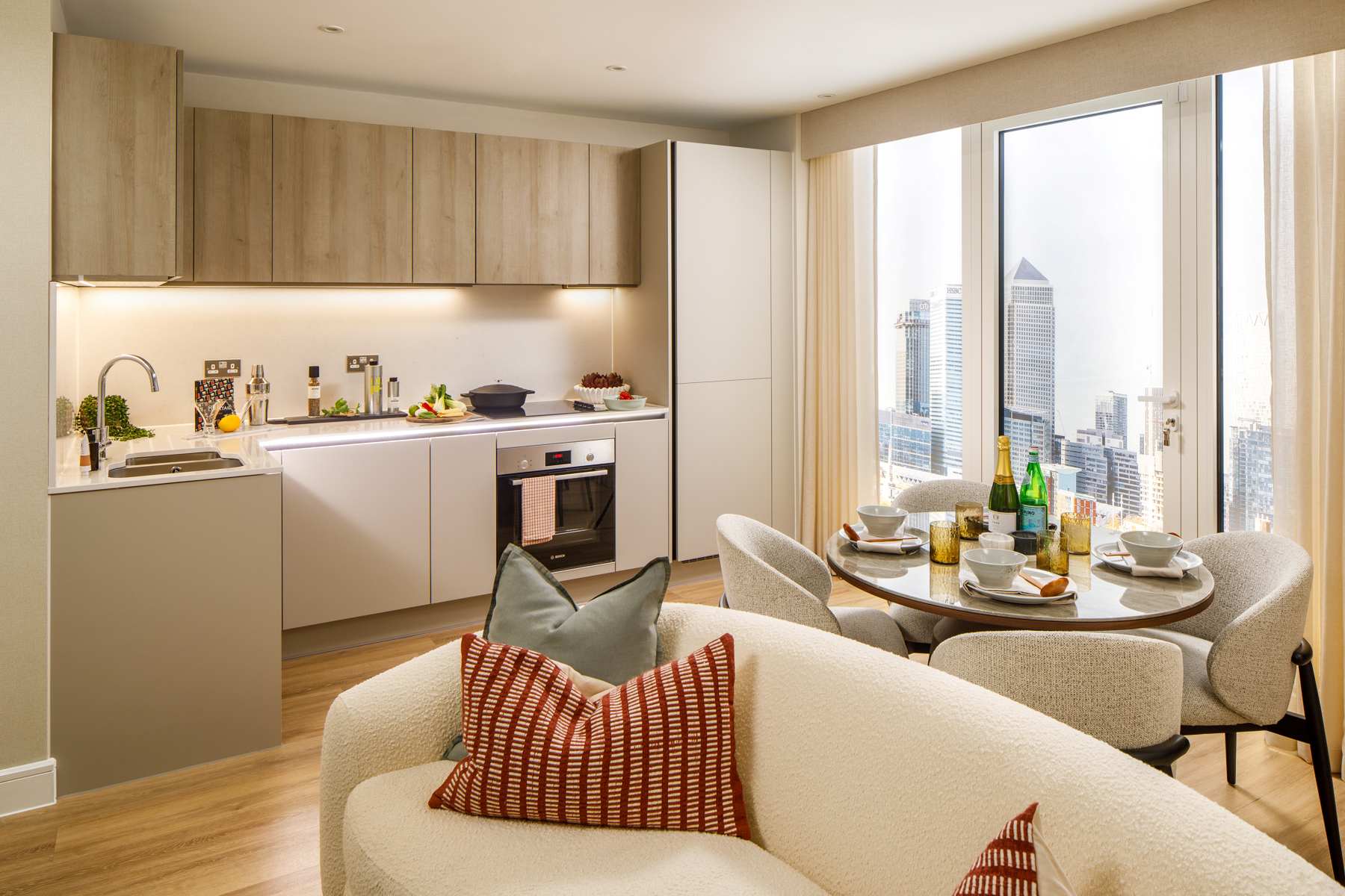 Sociable open plan layouts perfect for entertaining