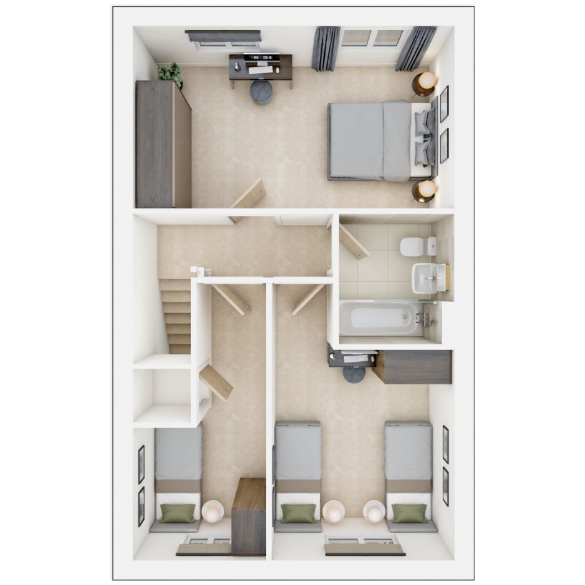 The Coltford first floor plan
