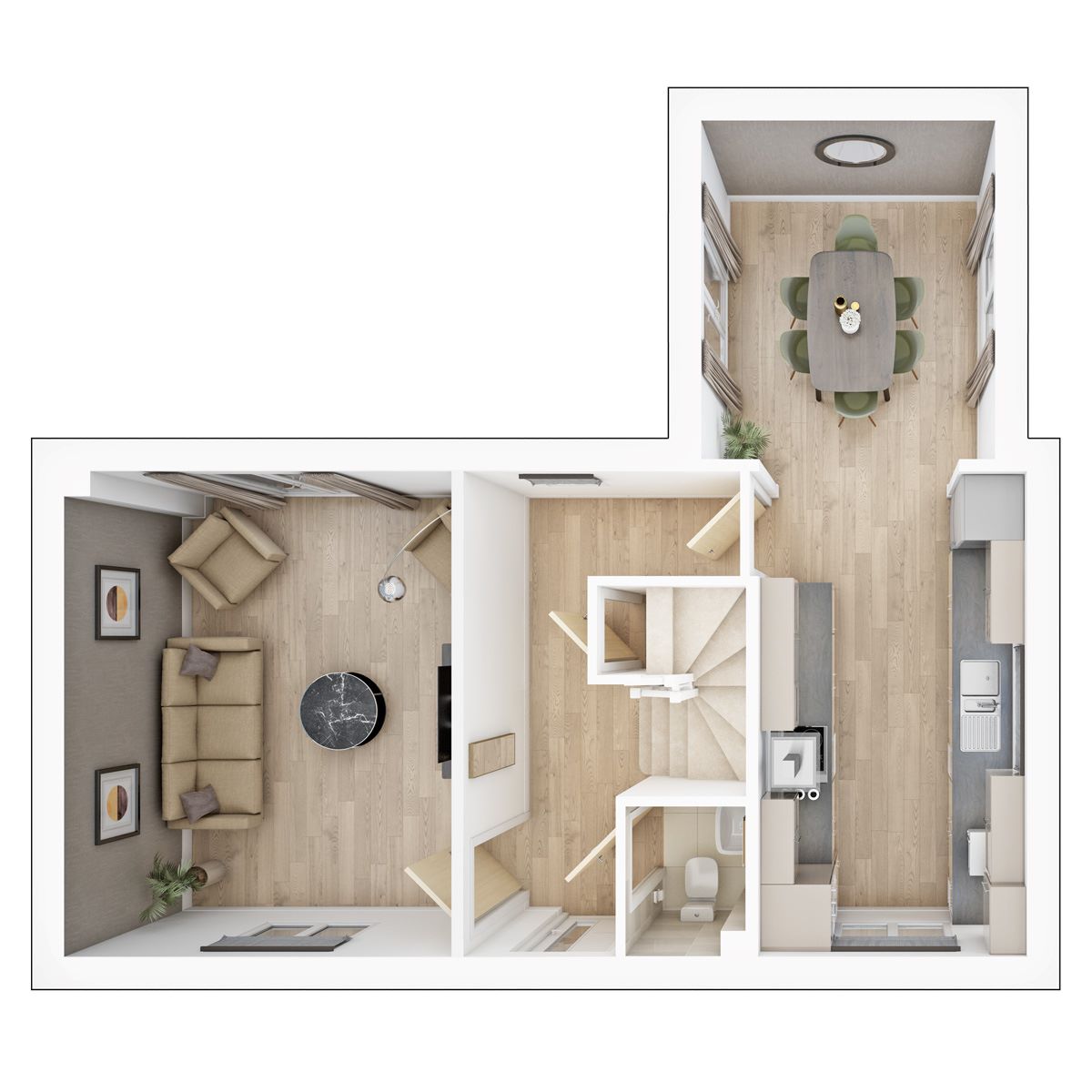 Woodman first floor plan