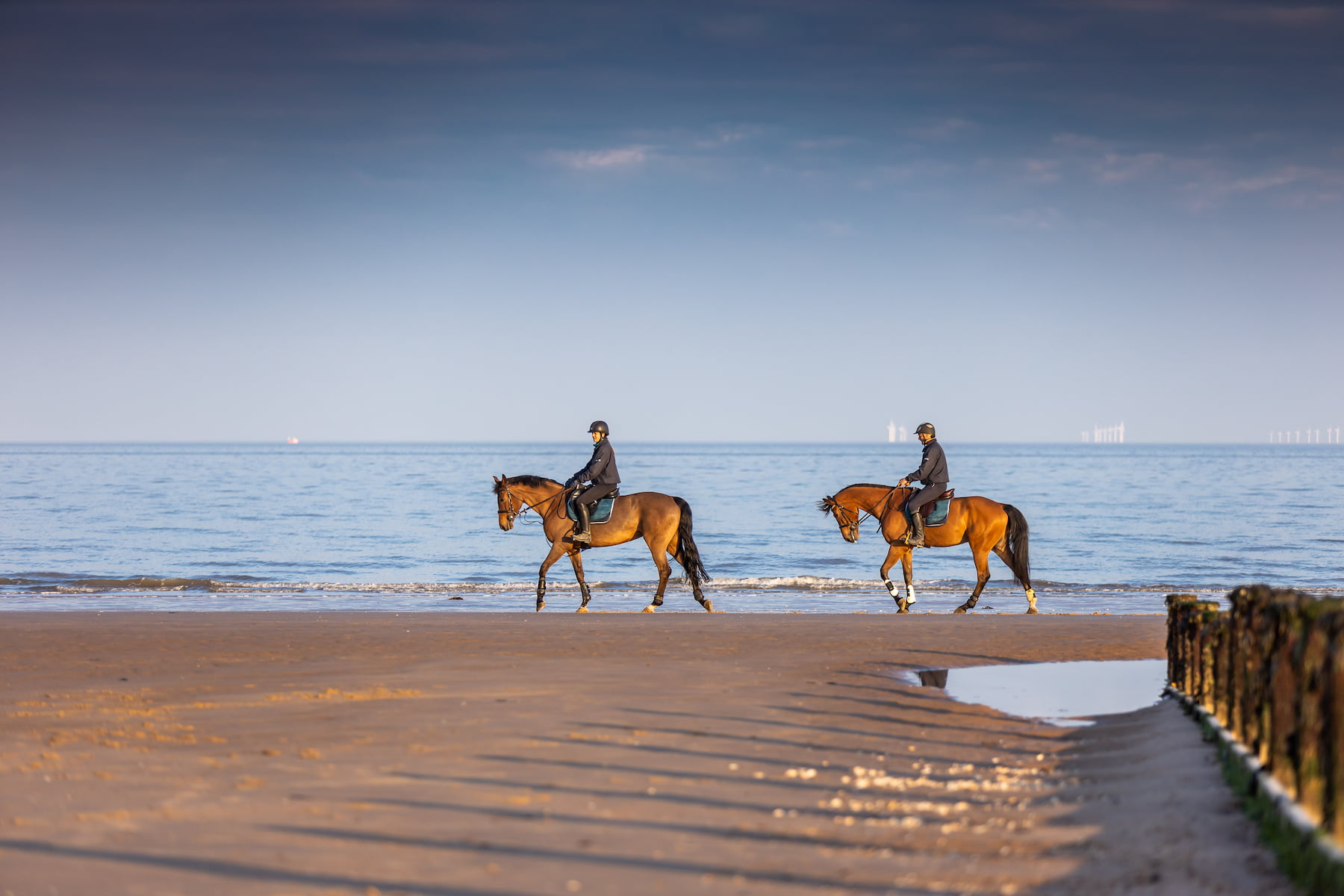 Enjoy the vast open beach and coast line in North Essex