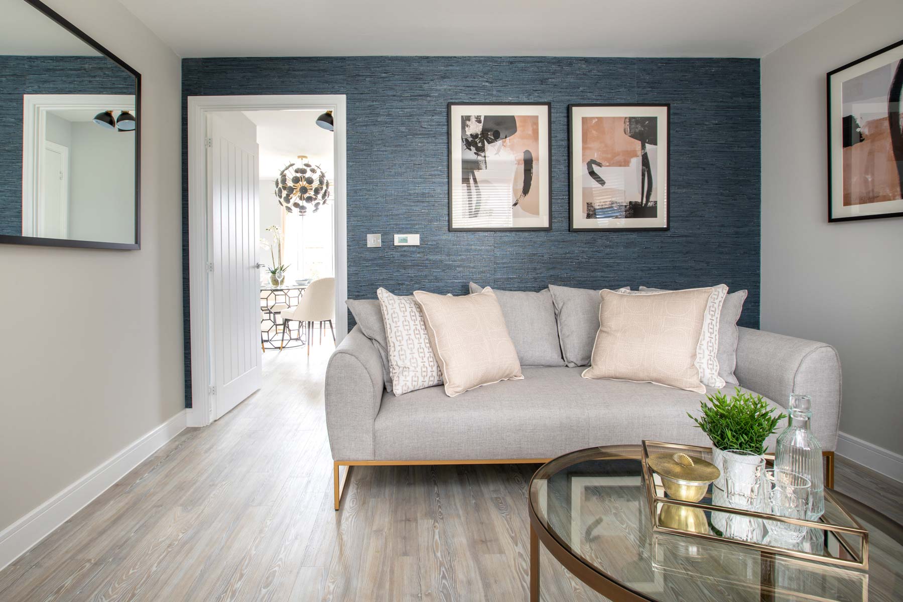 The Beauford living area