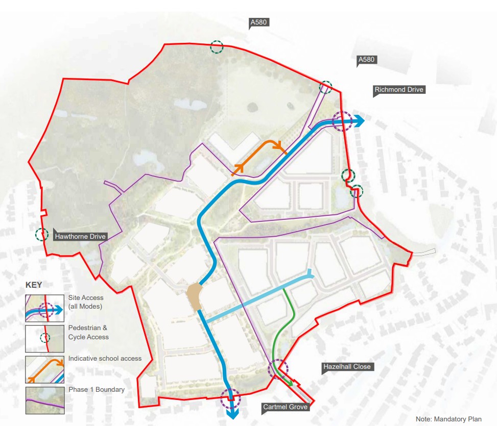 hazelhurst site access plan