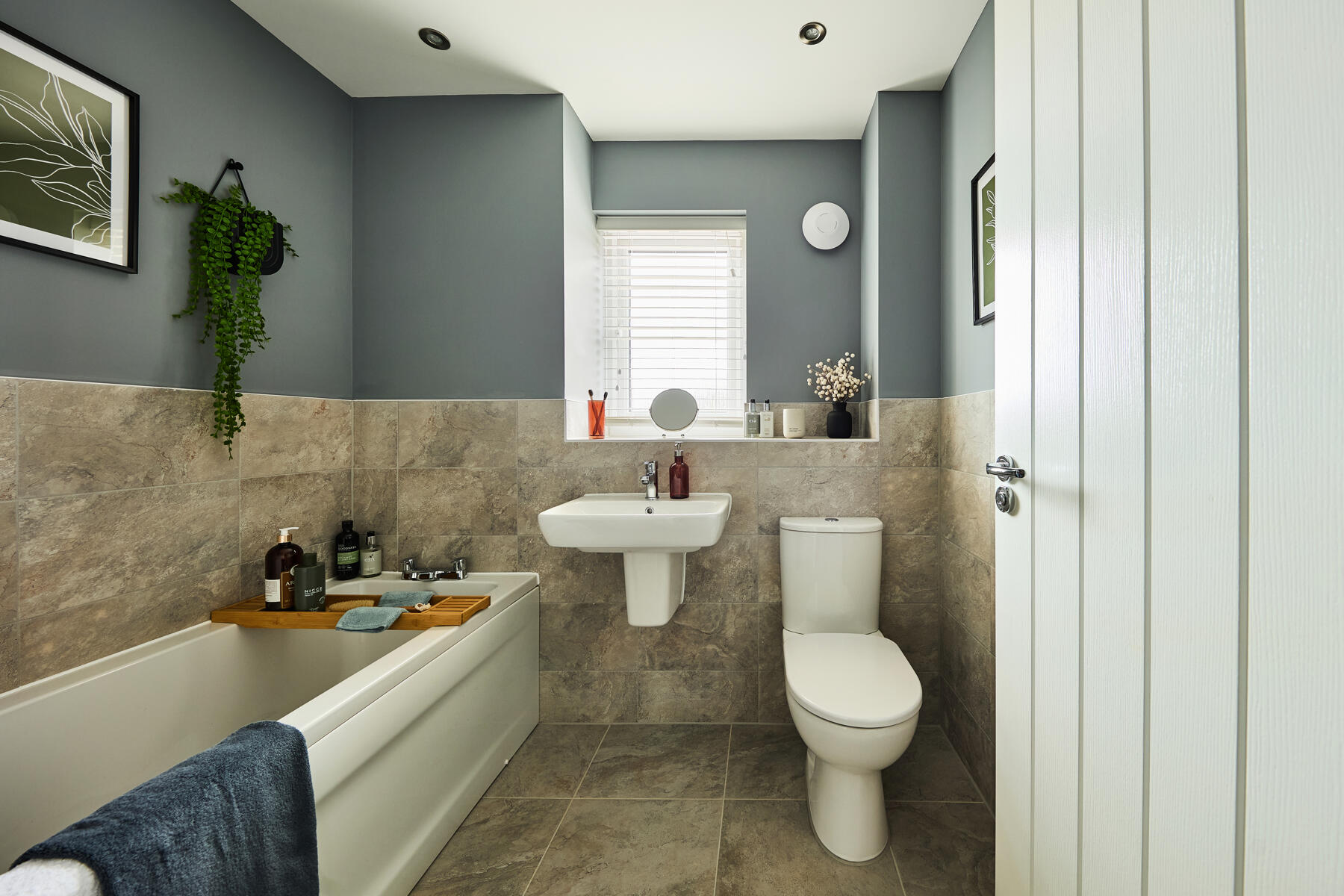 Modern, energy efficient bathroom