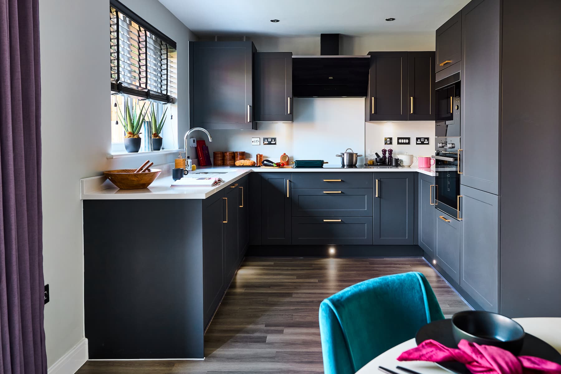 Gather with friends and family in the open plan kitchen