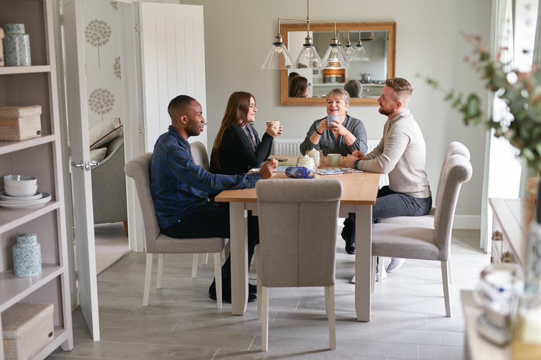 people at the table
