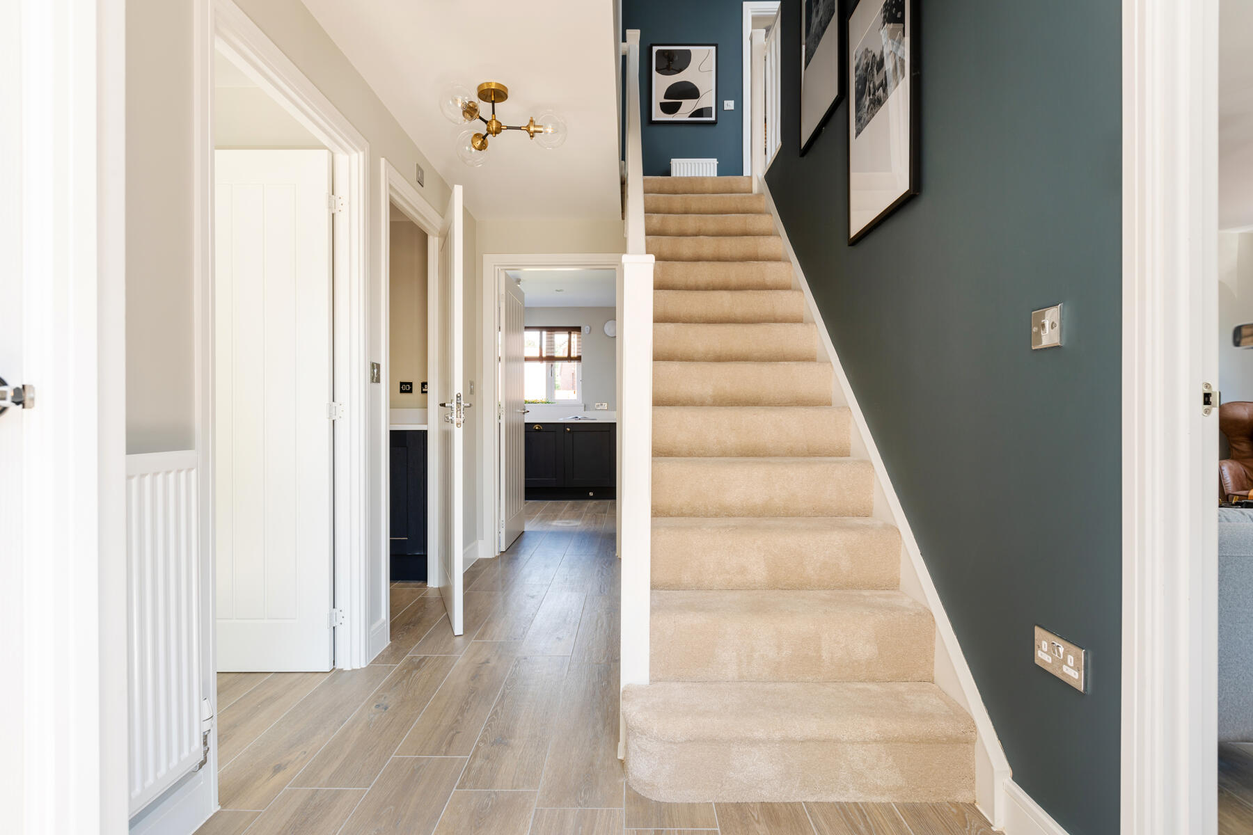 Bright and welcoming entrance