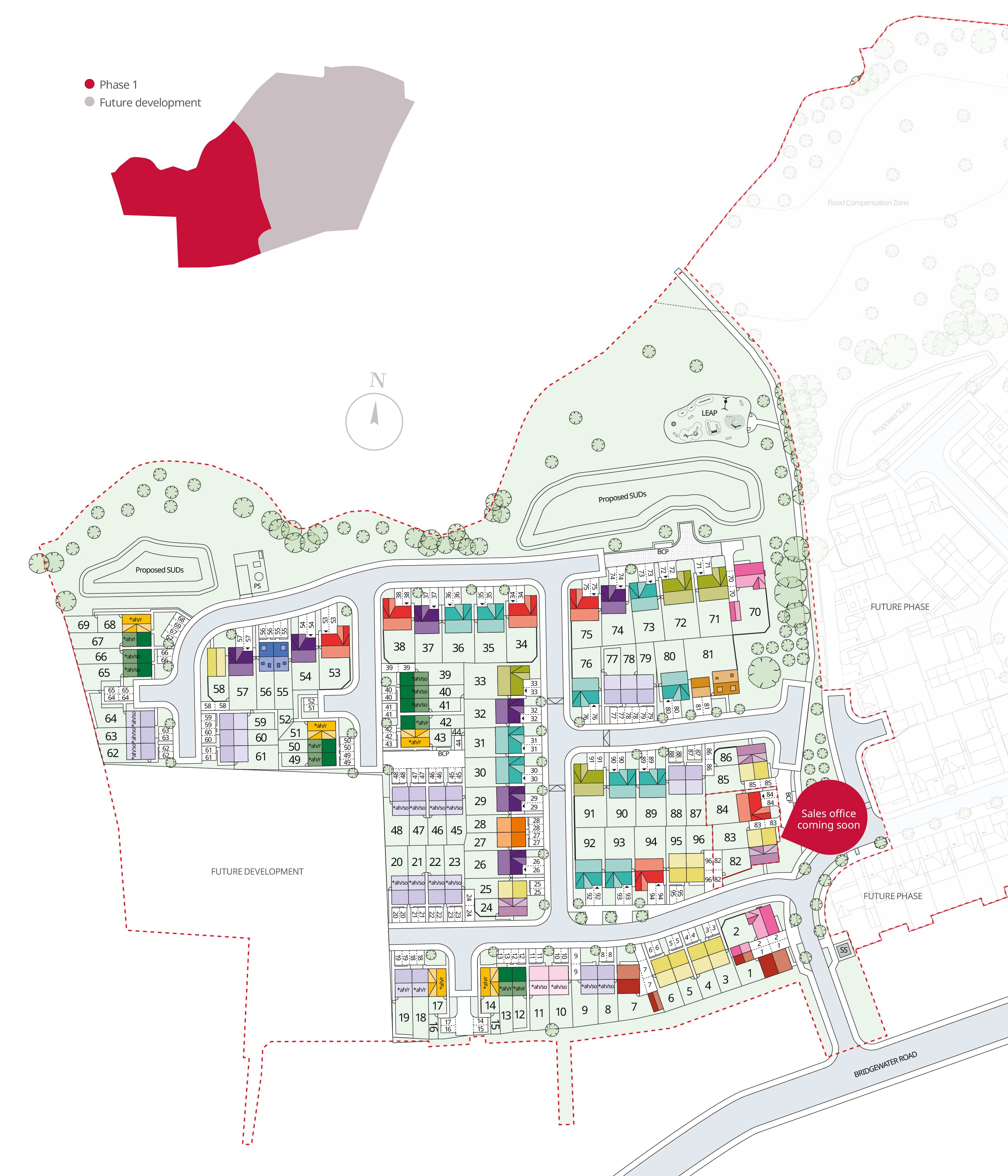 bridgewater place site plan