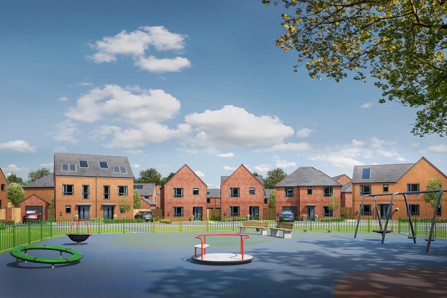 With plans for a play area at the entrance for residents to enjoy